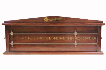 Used Mahogany Scoreboard By Cheshire Billiards