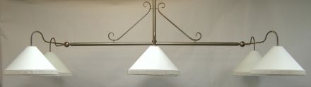 handmade light for 9 ft snooker table