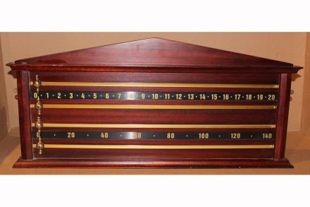 Used Mahogany Snooker Scoreboard