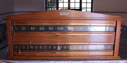 oak scoreboard