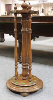 9 clip revolving cue rack
