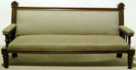 Mahogany Billiard Bench