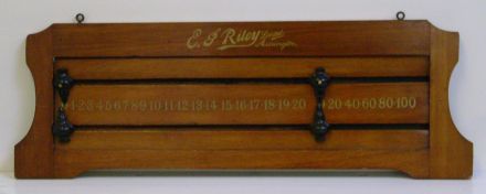 Scoreboard for snooker