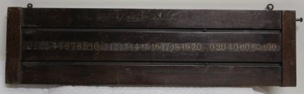 (SB243) Mahogany 2 Player Scoreboard by E.J. Riley