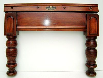 (M675) 8ft Mahogany Snooker Table by William Whitely