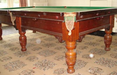 (M454) 9ft Snooker / Billiard Table by Burroughes and Watts