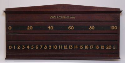 snooker scoreboard by Cox & Yeman