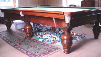 (M556) 3/4 size - 10ft - Oak Snooker/Billiard Table by Orme and Son