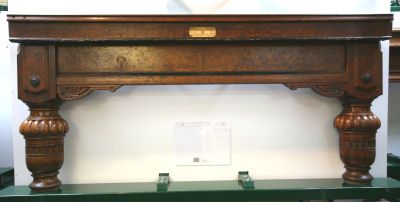 (M542) Full-size Burr - Oak Snooker/Billiard Table by Orme and Son