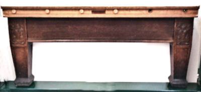 (M541) F/s Oak Snooker Table by George Wright