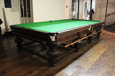 (M582) Carved Refectory Full-size Snooker Table