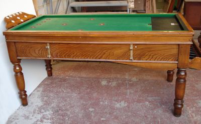 (M597) Oak Bar Billiard Table