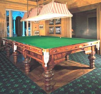 Full Size Burr Walnut Snooker Table