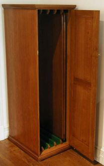 Upright Free Standing Snooker Cabinet
