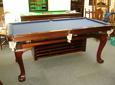 (M608) 1/4 Size Mahogany Riley Ball and Claw Diner