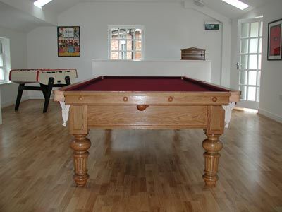 Solid Oak Pool Table, Italy