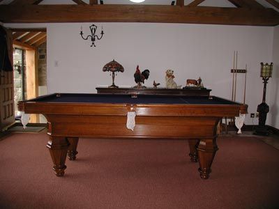 French Pool Table in Oak