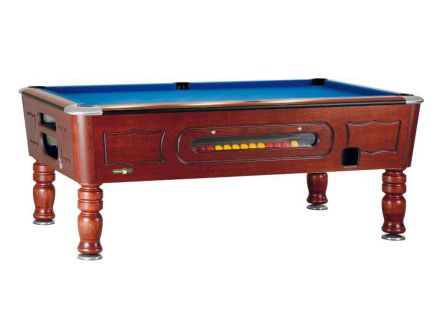 Balmoral ball return coin-operated 6ft 7ft pool table 6' 7' mahogany oak white black silver choice of cloth colour