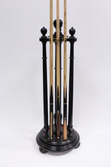 Revolving Cue Rack For 9 Cues - Clipped Version