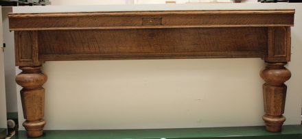 full-size oak  snooker table
