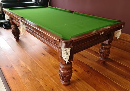 (M1233) 8 ft Hamilton Carnegie Snooker/Pool Table