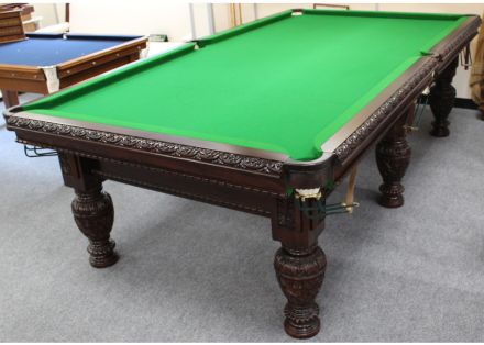 Carved 9ft 9 foot snooker table pool table mahogany Balmoral