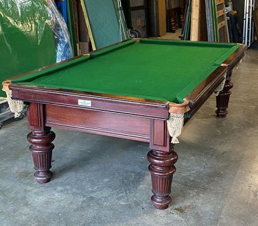 8 ft mahogany snooker table