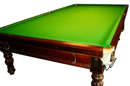 Full size second hand snooker table for sale by Burroughes & Watts