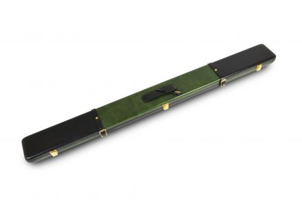 Black & Green Leather Case for 3/4 Jointed Cues