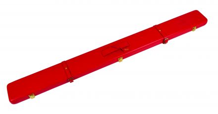 Red Leather Case for 3/4 Jointed Cues