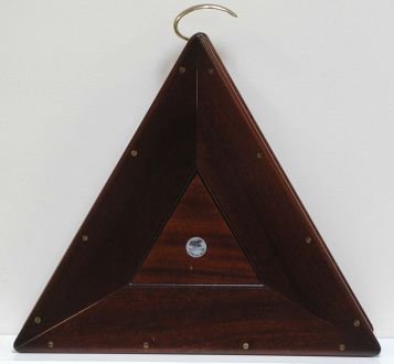 (MIS15) Reproduction Triangular ball box in Mahogany