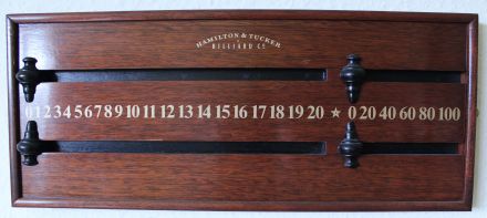 (SB211) Two Player Mahogany Board by H & T