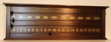 Oak Snooker Scoreboard