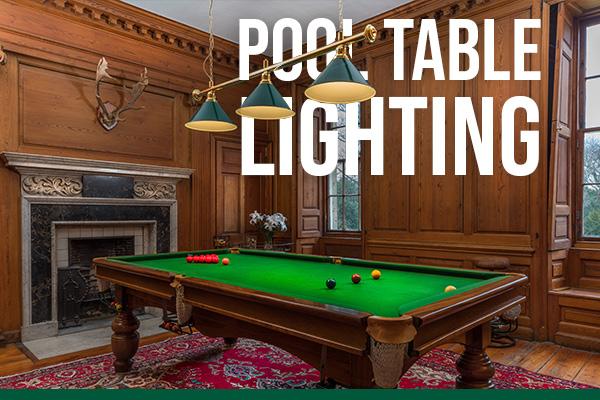 The importance of pool table lighting