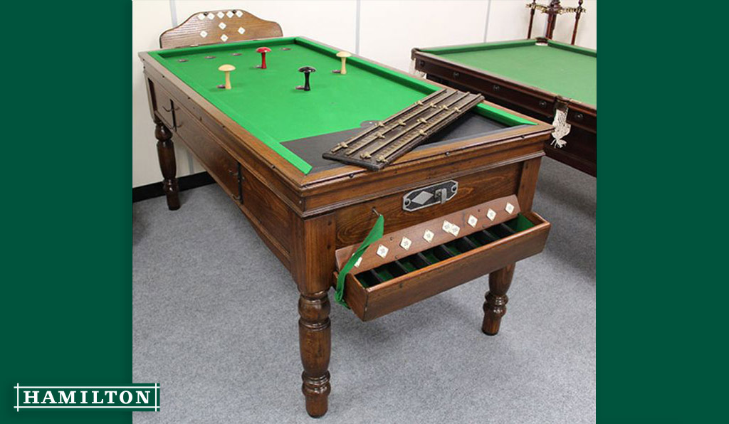 Bar Billiards Table Restored by Hamilton Billiards